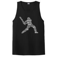 Eat Sleep Cricket Repeat Retro Cricket PosiCharge Competitor Tank