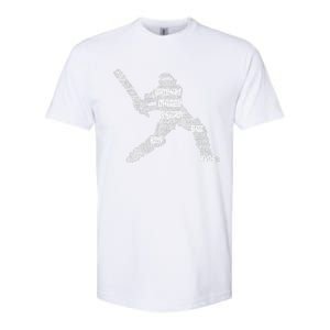 Eat Sleep Cricket Repeat Retro Cricket Softstyle CVC T-Shirt