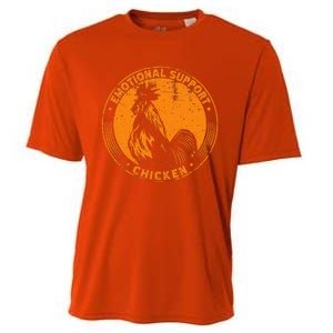 Emotional Support Chicken Cock  Cooling Performance Crew T-Shirt