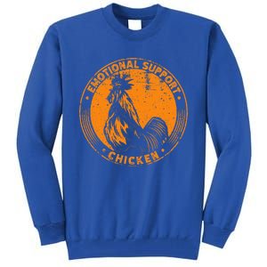 Emotional Support Chicken Cock  Tall Sweatshirt