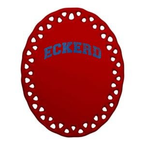 Eckerd Sports Classic Varsity College Style Ceramic Oval Ornament