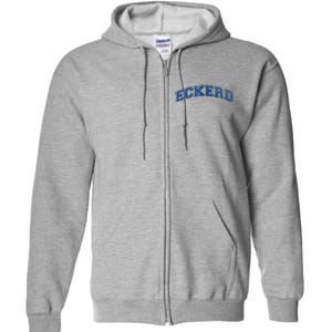 Eckerd Sports Classic Varsity College Style Full Zip Hoodie