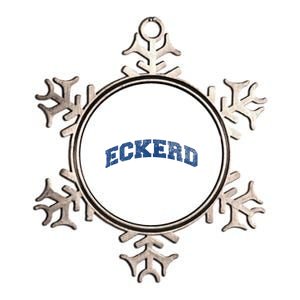 Eckerd Sports Classic Varsity College Style Metallic Star Ornament