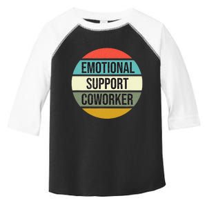 Emotional Support Coworker Toddler Fine Jersey T-Shirt