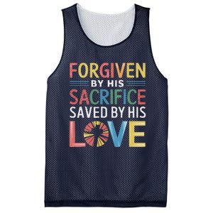 Easter Sunday Christian Believer Religious Jesus Christ Mesh Reversible Basketball Jersey Tank