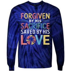 Easter Sunday Christian Believer Religious Jesus Christ Tie-Dye Long Sleeve Shirt