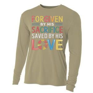 Easter Sunday Christian Believer Religious Jesus Christ Cooling Performance Long Sleeve Crew