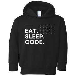 Eat Sleep Code Toddler Hoodie