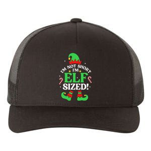 Elf Sized Christmas Pajama Xmas Holiday Festive Sleepwear Yupoong Adult 5-Panel Trucker Hat