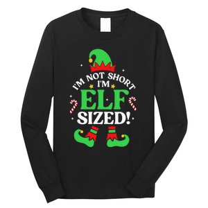 Elf Sized Christmas Pajama Xmas Holiday Festive Sleepwear Long Sleeve Shirt