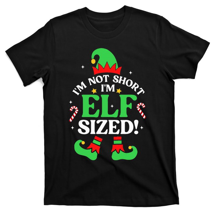 Elf Sized Christmas Pajama Xmas Holiday Festive Sleepwear T-Shirt