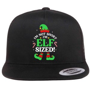 Elf Sized Christmas Pajama Xmas Holiday Festive Sleepwear Flat Bill Trucker Hat