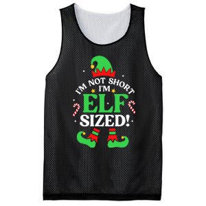 Elf Sized Christmas Pajama Xmas Holiday Festive Sleepwear Mesh Reversible Basketball Jersey Tank