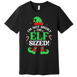 Elf Sized Christmas Pajama Xmas Holiday Festive Sleepwear Premium T-Shirt