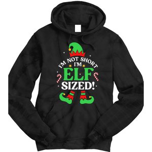 Elf Sized Christmas Pajama Xmas Holiday Festive Sleepwear Tie Dye Hoodie