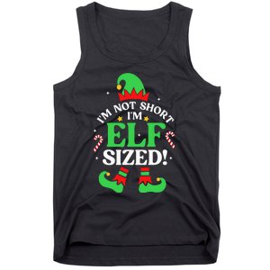 Elf Sized Christmas Pajama Xmas Holiday Festive Sleepwear Tank Top