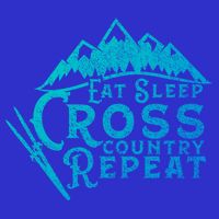 Eat Sleep Cross Country Repeat Xc Skiing CrossCountry Ski Gift Zip Tote Bag