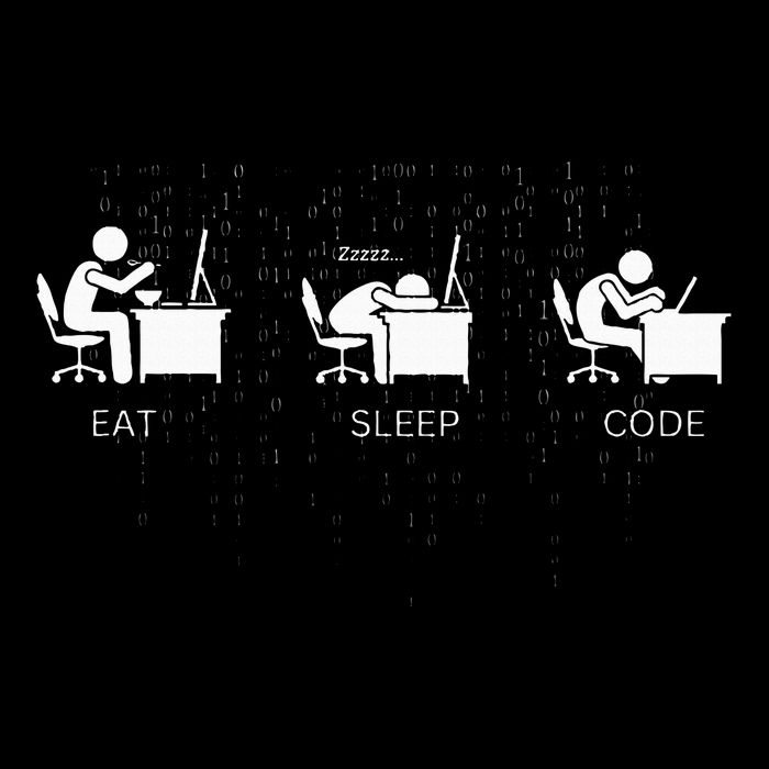 Eat Sleep Code Programmers Design Toddler T-Shirt