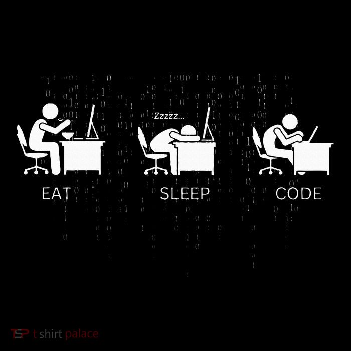Eat Sleep Code Programmers Design Kids T-Shirt