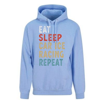 Eat Sleep Car Ice Racing Repeat Funny Player Gift Idea Meaningful Gift Unisex Surf Hoodie