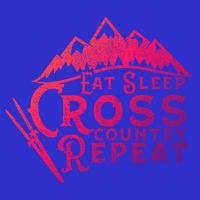 Eat Sleep Cross Country Repeat Xc Skiing CrossCountry Ski Gift Zip Tote Bag