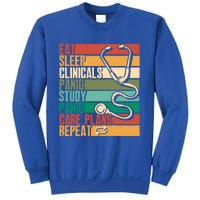 Eat Sleep Clinicals Panic Care Plans Nursing Cna Nurse Meaningful Gift Sweatshirt