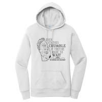 Even Statues Crumble If They Are Made To Wait Ttpd Women's Pullover Hoodie