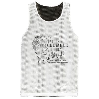 Even Statues Crumble If They Are Made To Wait Ttpd Mesh Reversible Basketball Jersey Tank