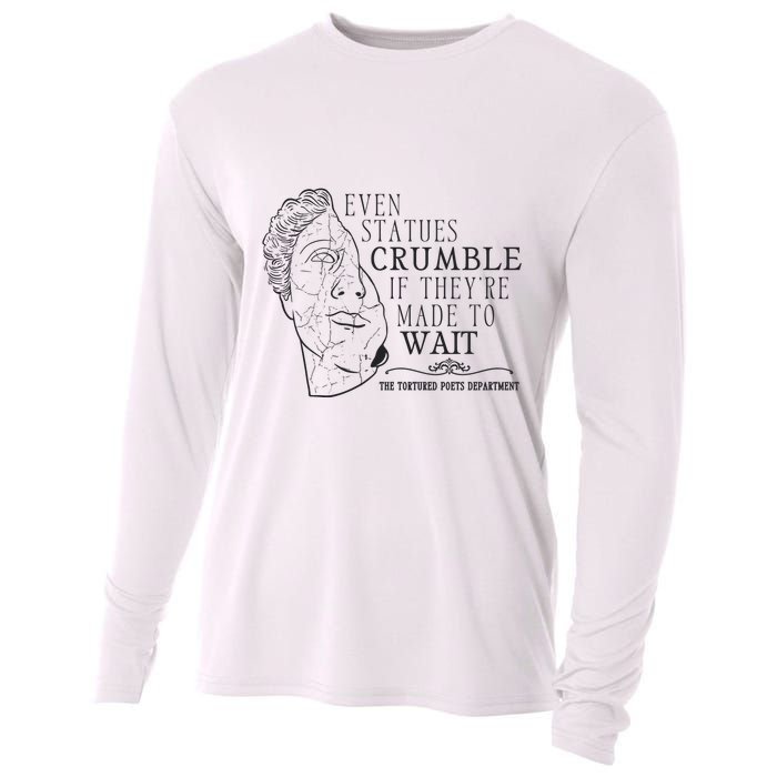 Even Statues Crumble If They Are Made To Wait Ttpd Cooling Performance Long Sleeve Crew