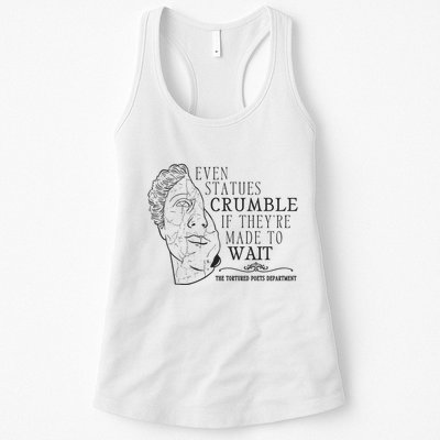 Even Statues Crumble If They Are Made To Wait Ttpd Womens Tank Top