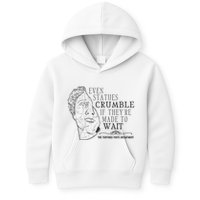 Even Statues Crumble If They Are Made To Wait Ttpd Kids Hoodie
