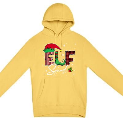 Elf Squad Christmas Matching Family Funny Gift Premium Pullover Hoodie