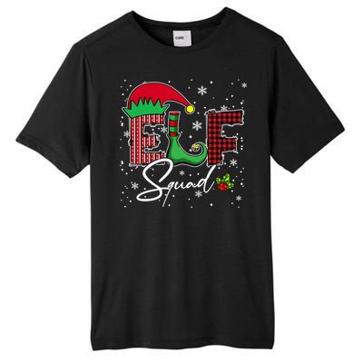 Elf Squad Christmas Matching Family Funny Gift Tall Fusion ChromaSoft Performance T-Shirt