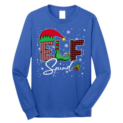 Elf Squad Christmas Matching Family Funny Gift Long Sleeve Shirt