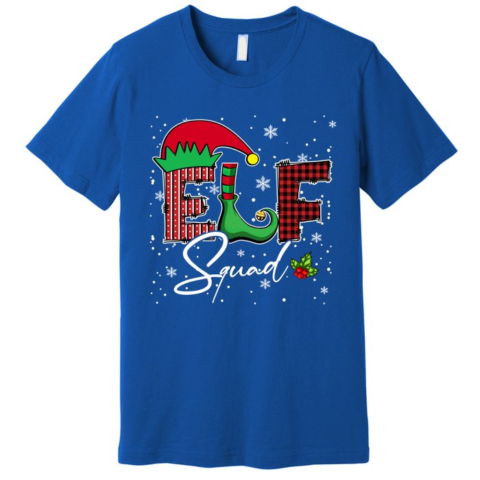 Elf Squad Christmas Matching Family Funny Gift Premium T-Shirt