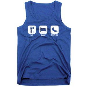 Eat Sleep Chipotle Gift For Chipotle Lover Tank Top