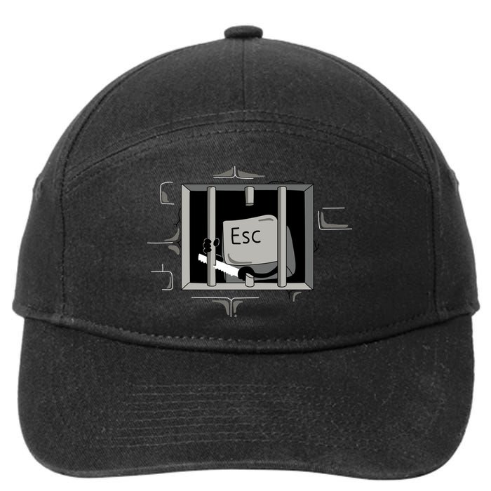 Escape Key 7-Panel Snapback Hat