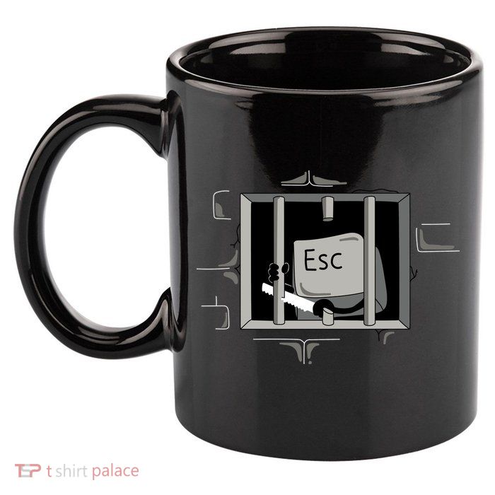 Escape Key 11oz C Handle Ceramic Mug