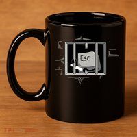 Escape Key 11oz C Handle Ceramic Mug