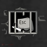 Escape Key 11oz C Handle Ceramic Mug