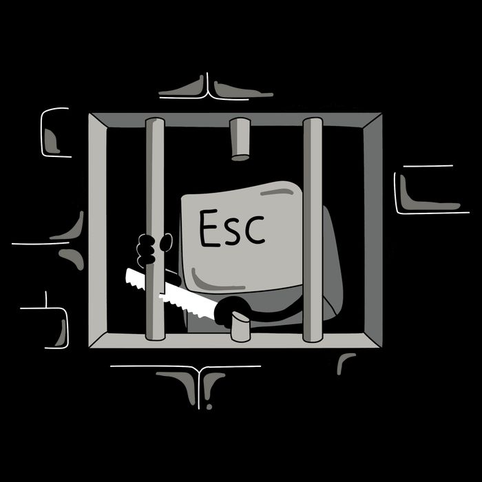 Escape Key Magnet