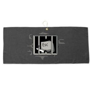 Escape Key Large Microfiber Waffle Golf Towel