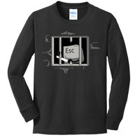 Escape Key Kids Long Sleeve Shirt