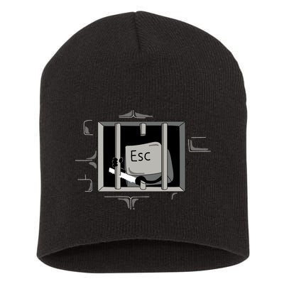 Escape Key Short Acrylic Beanie