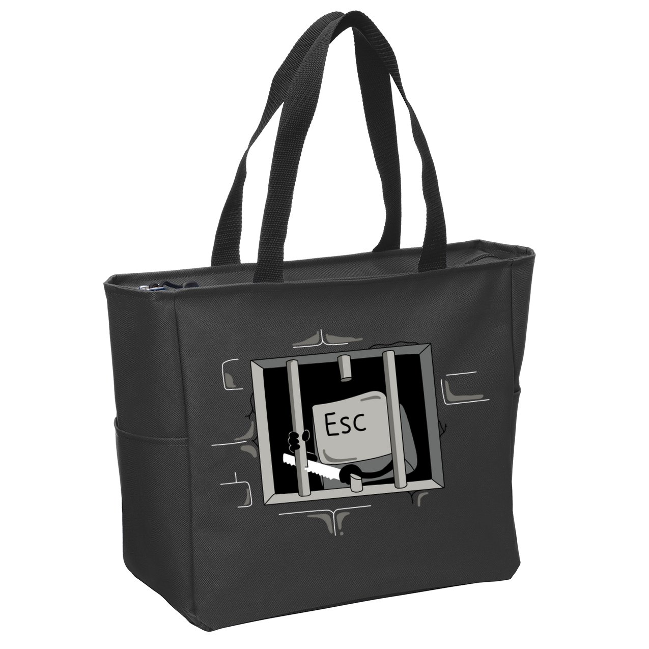 Escape Key Zip Tote Bag