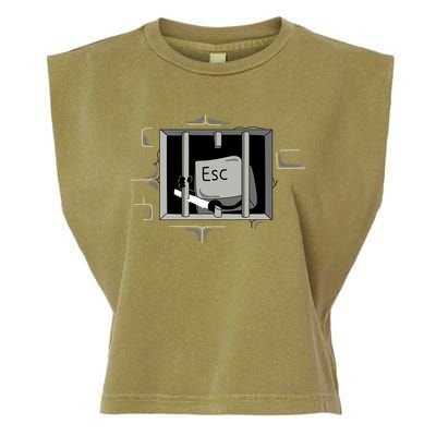 Escape Key Garment-Dyed Women's Muscle Tee