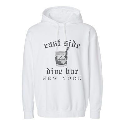East Side Dive Bar New York Garment-Dyed Fleece Hoodie