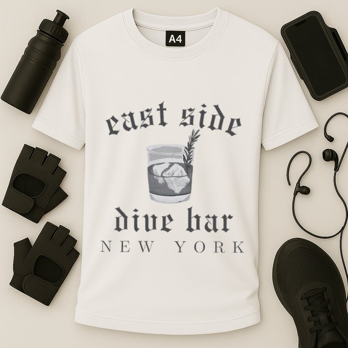 East Side Dive Bar New York Cooling Performance Crew T-Shirt