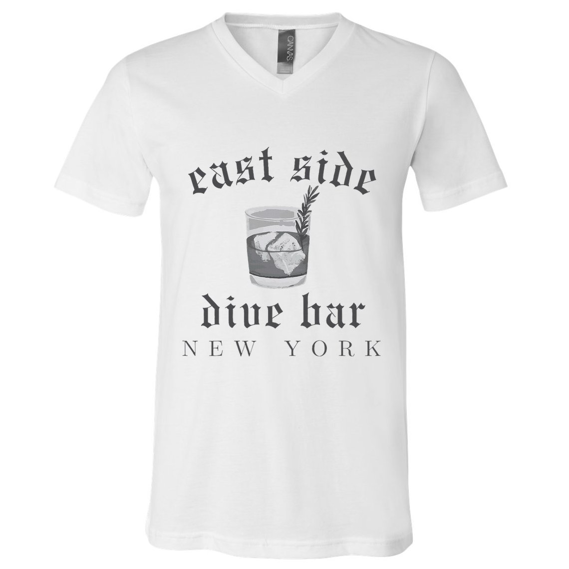 East Side Dive Bar New York V-Neck T-Shirt