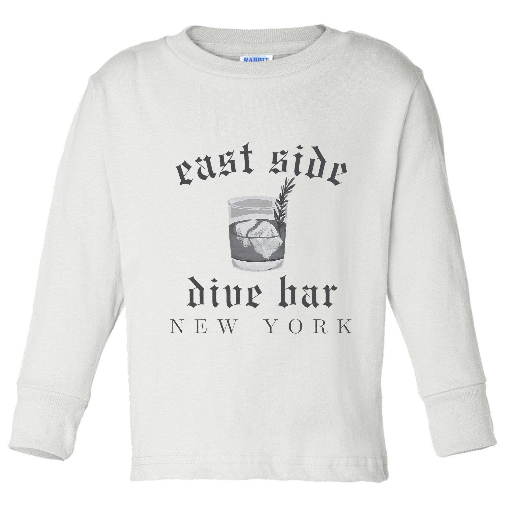 East Side Dive Bar New York Toddler Long Sleeve Shirt